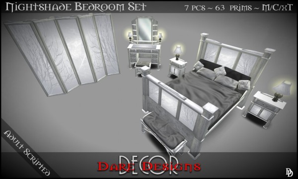 Special edition Nightshade bedroom set