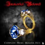 Limited Edition Immortal Beloved ring - sapphire